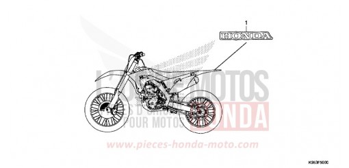 MARQUE/RAYURE CRF250RK de 2019